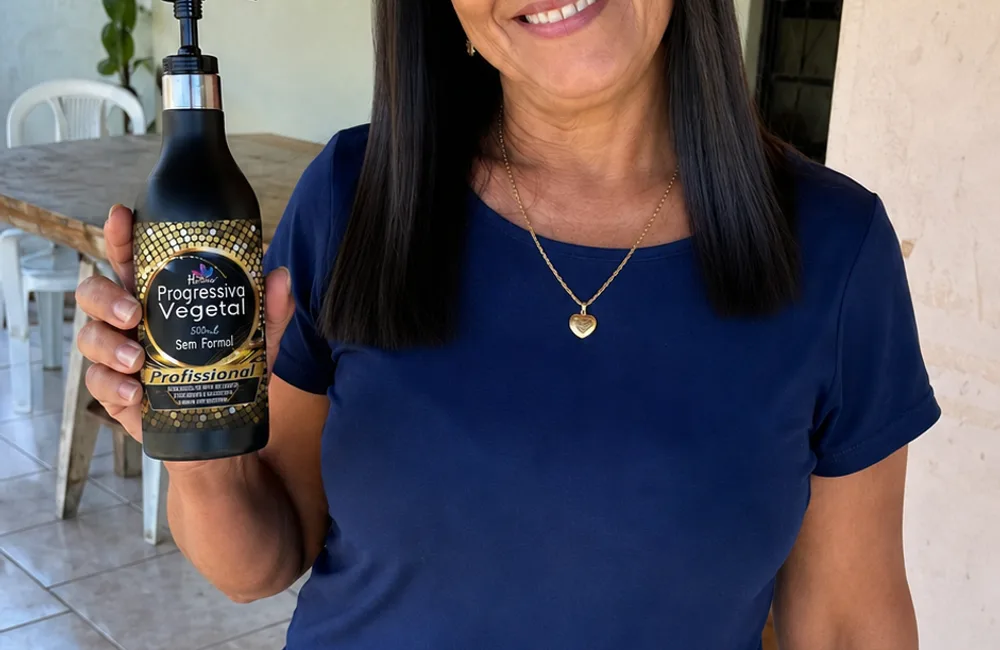 Aplicação detalhada do creme de alinhamento botânico em mechas finas com pincel